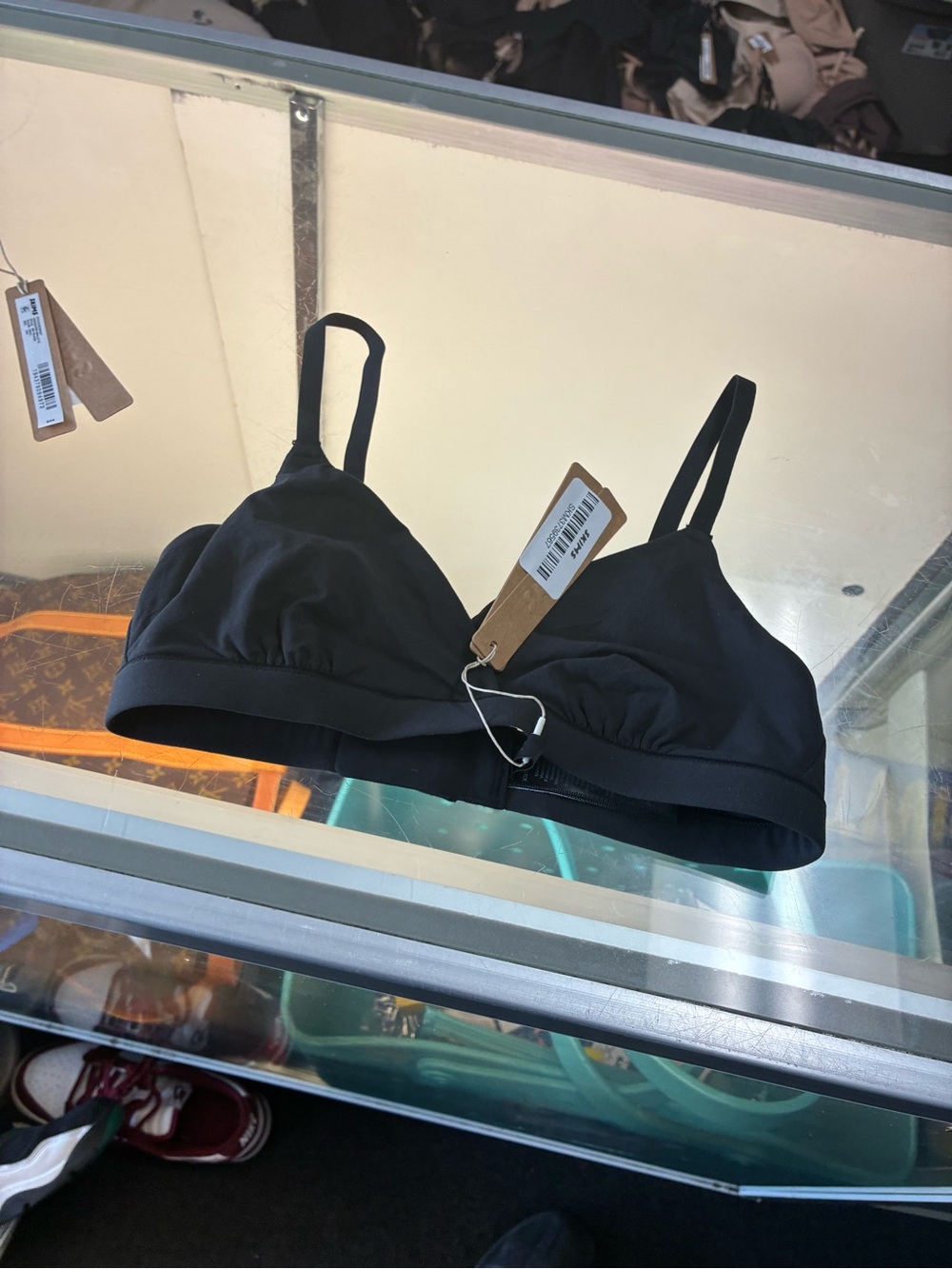 Women’s Skims Fits Everybody Crossover Bralette Bra New Sz XXS NWT Onyx